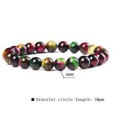 Natural Stone Color Scattered Beads 8mm Bead Bracelets – Useful Gifts — 9