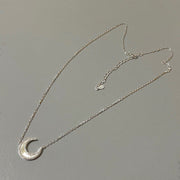 Whole Body 925 Silver Moon Necklace French Entry – Jewelry Gift Ideas — 2