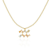 Twelve Constellations Colorful Zirconium Pendant – Jewelry Gift Ideas — 7