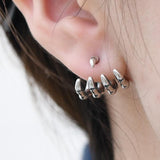 Skull Hand Bone Shape Halloween Sterling Silver Earrings – Gift Ideas — 2