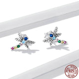 Colorful Dragonfly Insect Stud Earrings Exquisite – Surprise Gifts — 4