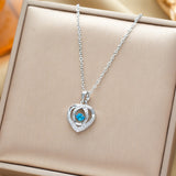 Fashion Dancing Love Necklace With Rhinestones – Gifts for Couples — 8