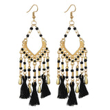 Bohemian Hollow Drop Oil Bead Long Earrings – Holiday Gift Ideas — 8