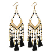 Bohemian Hollow Drop Oil Bead Long Earrings – Holiday Gift Ideas — 8