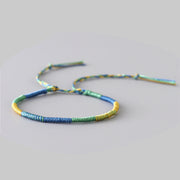 Fashion Colored Mosaic Woven Bracelet – Stylish Gifts — 6