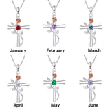 Rose Cross Necklace With Rhinestone Fashion – Jewelry Gift Ideas — 10