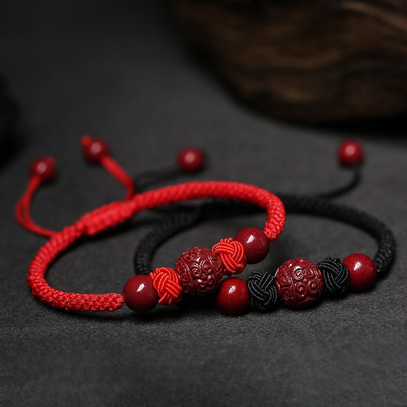 Cinnabar Zodiac Year Red Rope Braided Bracelet – Jewelry Gift Ideas — 1