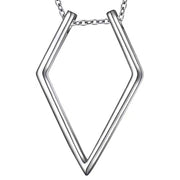 V-shaped Bracket Necklace To Send Wife Ring – Jewelry Gift Ideas — 6