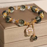 Green Ghost Crystal Bracelet Female Rose Pendant – Jewelry Gift Ideas — 1