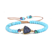 Natural Stone Woven Bracelet Mixed Shape Beads – Jewelry Gift Ideas — 6