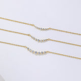 S925 Silver Single Row Inlaid Zircon Necklace – Jewelry Gift Ideas — 4