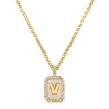 English Letter Fashion Commuter Diamond Necklace – Jewelry Gift Ideas — 4