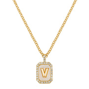 English Letter Fashion Commuter Diamond Necklace – Jewelry Gift Ideas — 4