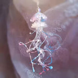Handmade Unicorn Pink Blue Jellyfish Long Ear Clip – Stylish Gifts — 1