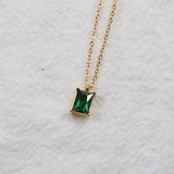 Square Titanium Steel Gold-plated Necklace Female – Jewelry Gift Ideas — 5