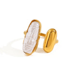 Vintage Oval Gold Women's Ring – Gifts for Her — 3