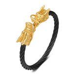 Titanium Steel Wire Bracelet Men's Hip Hop Punk – Jewelry Gift Ideas — 8