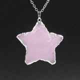 Star Moon Faceted Pendant White Crystal – Jewelry Gift Ideas — 6