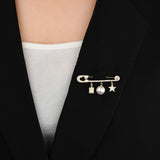 Brooch Simple Pin Coat Accessories Star Brooch – Stylish Gifts — 3