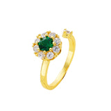 Spinning Ring Necklace Two-piece Work Zircon – Jewelry Gift Ideas — 5