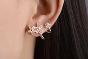Temperament Diamond Ear Clips All-match Silver Stud – Useful Gifts — 4