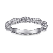 Creative S925 Silver Reverse Love Eternal Ring – Gifts for Couples — 2