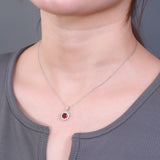 SUNFLOWER Cultivate Red Treasure Pendant Necklace – Jewelry Gift Ideas — 1