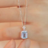 Perfume Bottle Necklace Women's Blue Topaz – Jewelry Gift Ideas — 5
