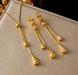 Women's Light Luxury Water Drop Tassel Necklace – Jewelry Gift Ideas — 6
