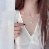 Natural Freshwater Pearl Love Design Two-piece – Gifts for Couples — 2