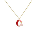 Brass Epoxy Capsule 26 Letter Necklace For Women – Jewelry Gift Ideas — 4
