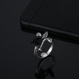 Alloy Personality Plant Ladies Rose Ring – Holiday Gift Ideas — 9