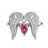 S925 Sterling Silver Necklace Wings Zircon – Jewelry Gift Ideas — 4