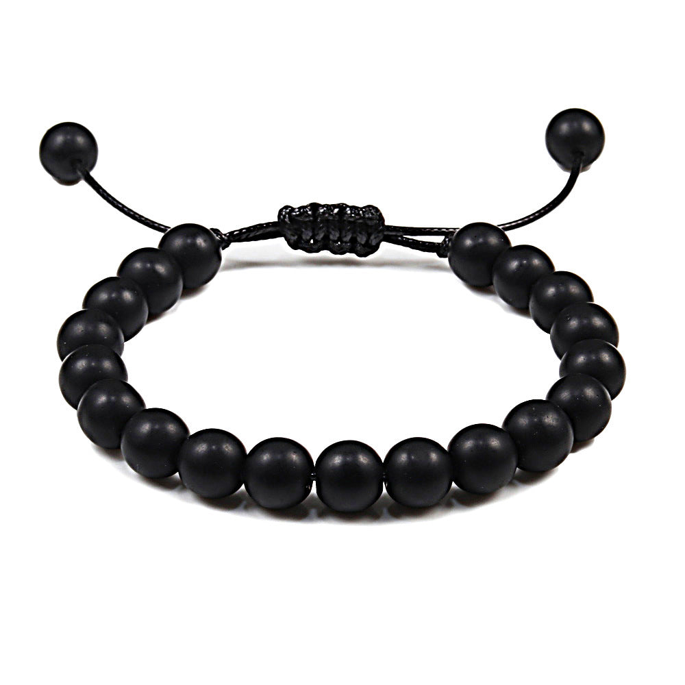 Personalized Volcanic Stone Tiger Eye Chain – Jewelry Gift Ideas — 1
