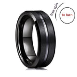 Fashion Personalized Bilateral Frosted Ring – Stylish Gifts — 6