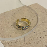 Butterfly Pearl Drop Glaze Opening Ring Female – Gifts for Her — 5