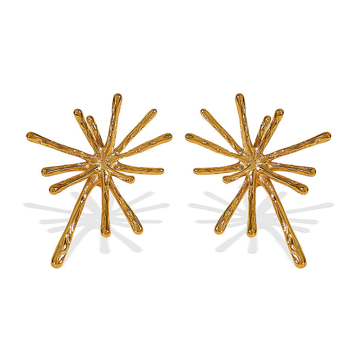 Fireworks Korean Style Niche Designer Stud Earrings – Stylish Gifts — 2
