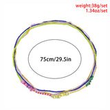 Boho Multi-Layer Colorful Beaded Waist Chain – Stylish Gifts — 9