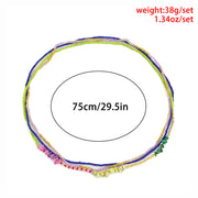 Boho Multi-Layer Colorful Beaded Waist Chain – Stylish Gifts — 9