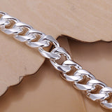 Fashion 10MM Square Button Side Necklace – Jewelry Gift Ideas — 5