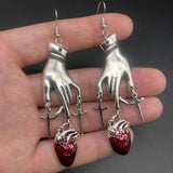 Vintage Water Drop Ruby Tassel Earrings – Thoughtful Gifts — 8