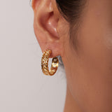 Gold Titanium Steel Chain Ear Ring Ladies – Surprise Gifts — 10