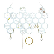 Earrings Jewelry Storage Rack Simple Honeycomb – Jewelry Gift Ideas — 1