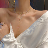 Women's Light Luxury Multi-layer Diamond Pearl – Jewelry Gift Ideas — 3