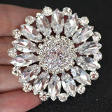 Round Large Colorful Rhinestone Sunflower DIY – Creative Gifts — 9