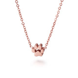 Cute Dog Paw Stainless Steel Necklace Earrings – Jewelry Gift Ideas — 14