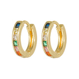 Fashion Copper Plating 18K Gold Earrings Ins Geometric – Stylish Gifts — 5