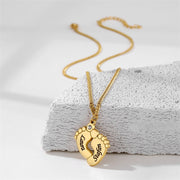 Stainless Steel Laser Carved Necklace – Jewelry Gift Ideas — 3