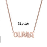 Personalized 3D Bubble Name Necklace – Jewelry Gift Ideas — 18