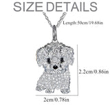 Eco-friendly Zinc Alloy Die Casting Puppy Pendant – Jewelry Gift Ideas — 6
